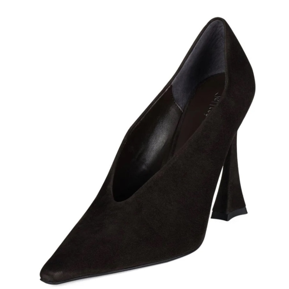 Never worn Jeffrey Campbell Hints Black Suede Heels